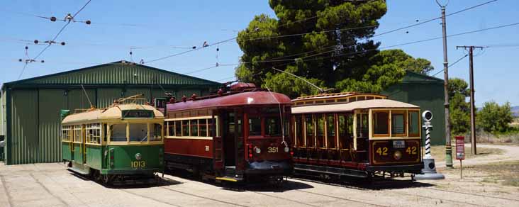 MT&TB Class W 1031, Adelaide MTT H class 351 & Class B 42